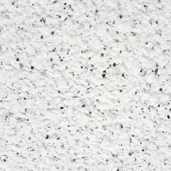 Baumwollputz Dekor in Granitoptik