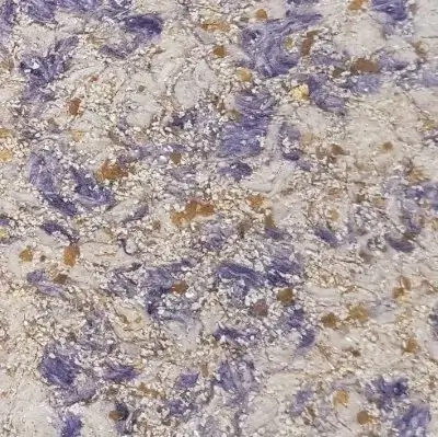 Flüssigtapete Dekor violett
